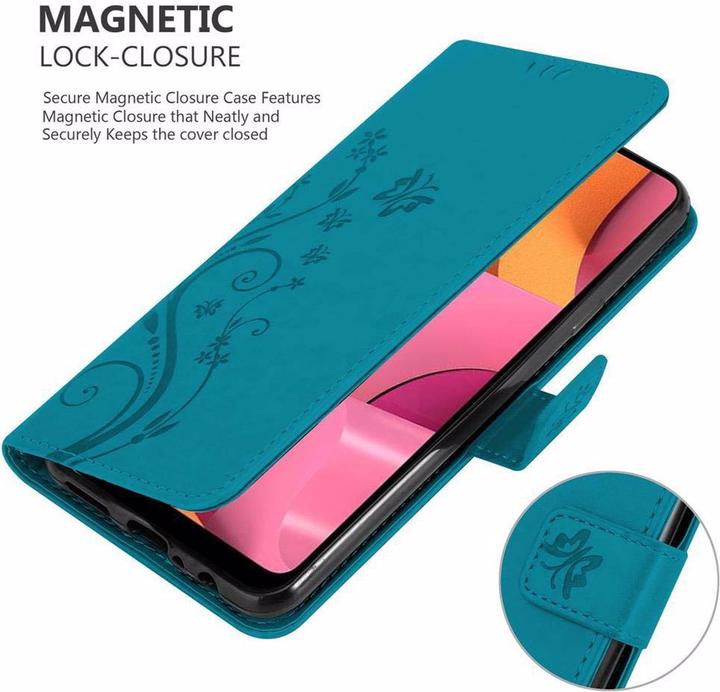 Actual product image Cadorabo Flower Book Cover (Samsung Galaxy A20s)