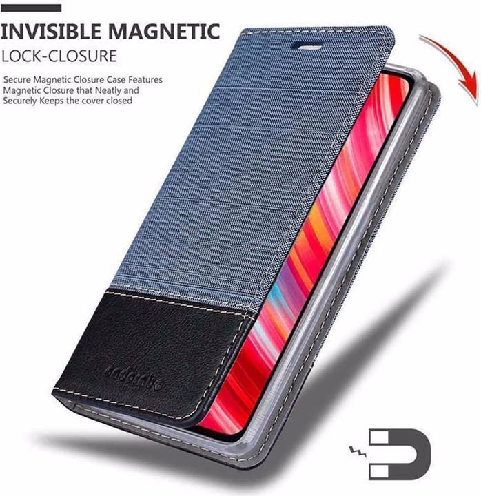 Productafbeelding Cadorabo Boek Jeans Optiek Cover (Xiaomi Redmi Note 8 Pro)