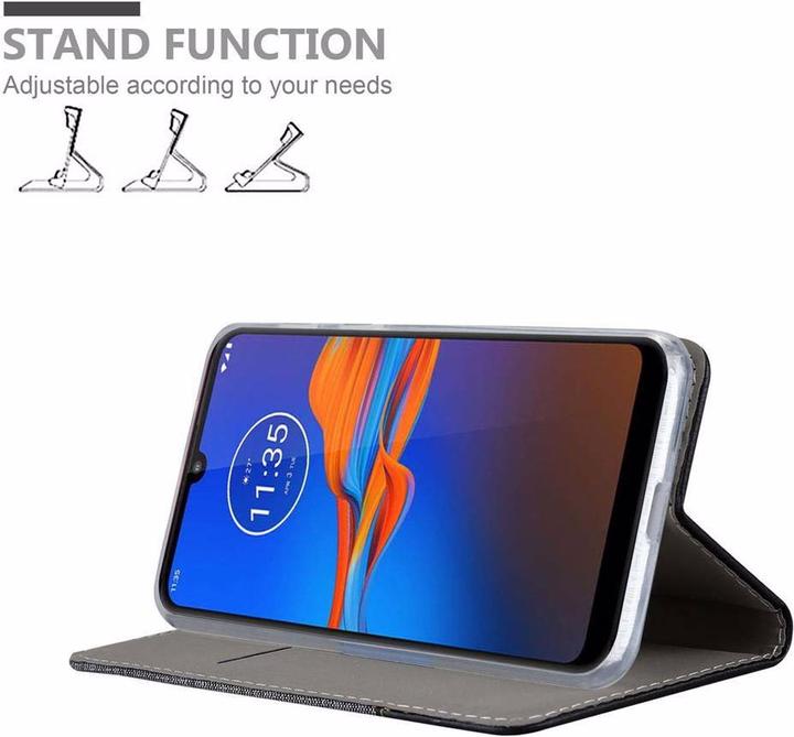 Actual product image Cadorabo Book Jeans Optics Cover (Motorola Moto E6 Plus)