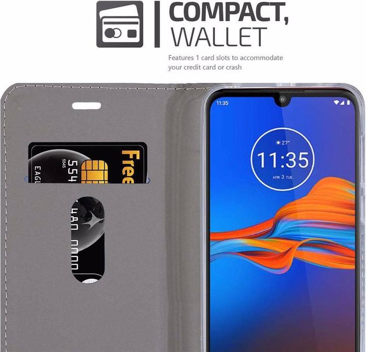 Actual product image Cadorabo Book Jeans Optics Cover (Motorola Moto E6 Plus)