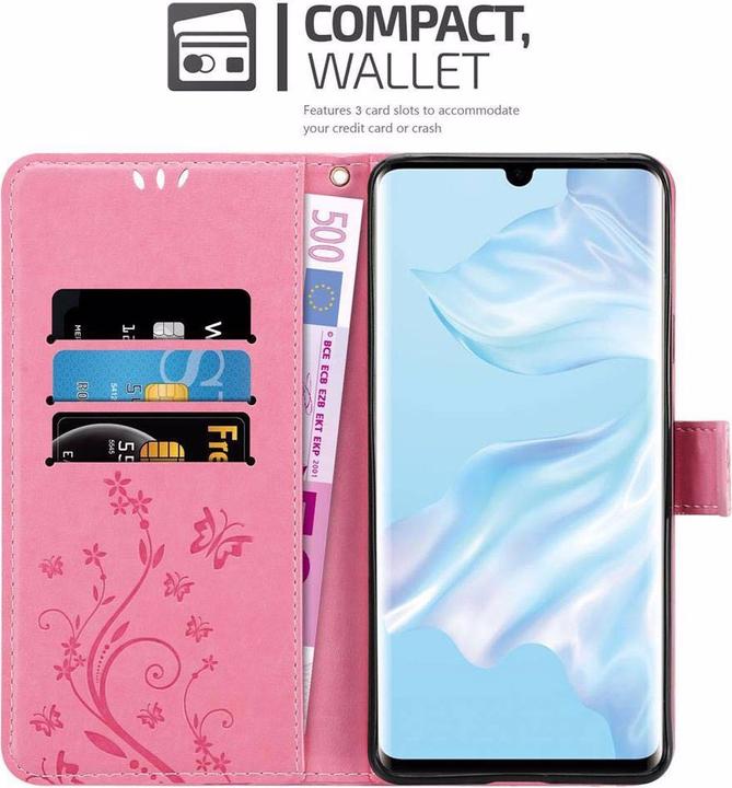 Actual product image Cadorabo Flower Book Cover (Huawei P30 Pro)