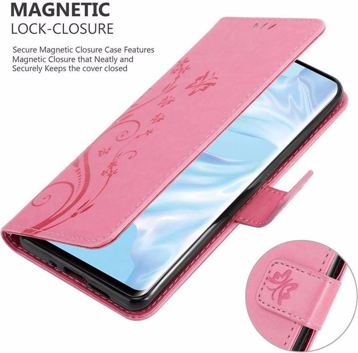 Actual product image Cadorabo Flower Book Cover (Huawei P30 Pro)