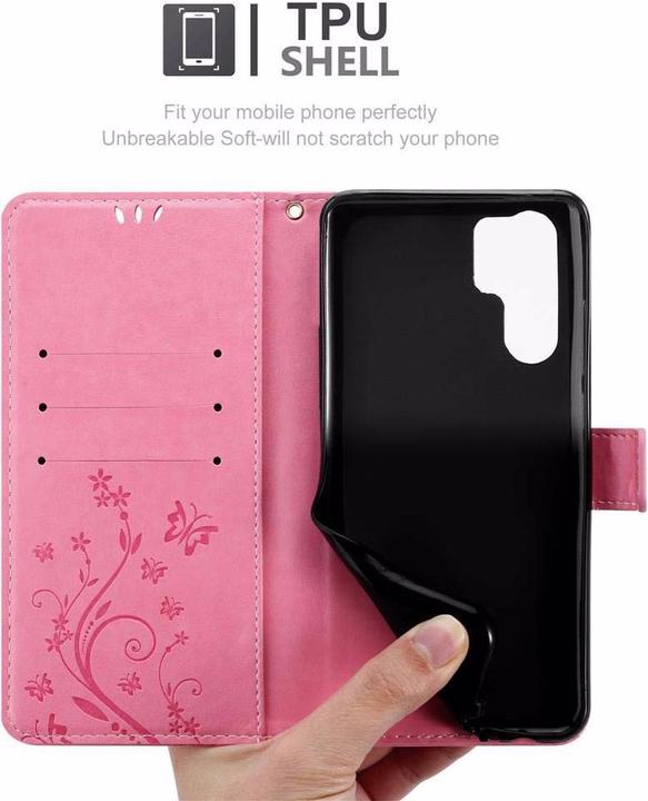 Actual product image Cadorabo Flower Book Cover (Huawei P30 Pro)