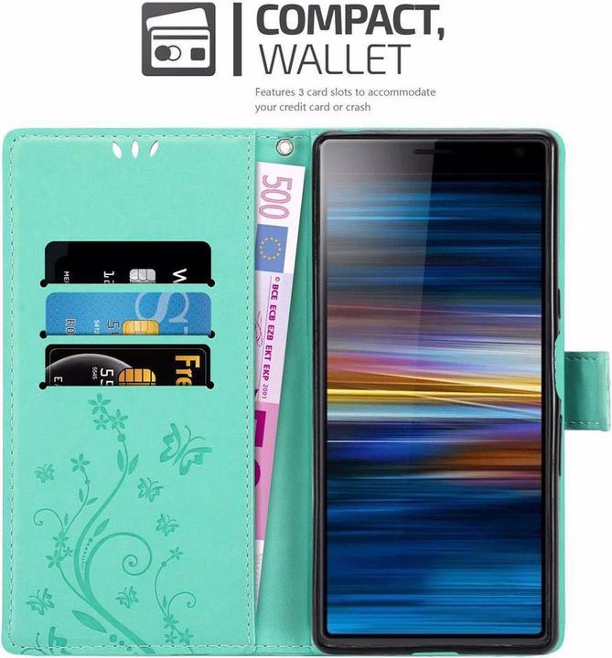 Actual product image Cadorabo Flower Book Cover (Sony Xperia 10, Sony Xperia XA3)