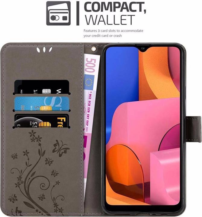 Productafbeelding Cadorabo Bloemen Boekomslag (Samsung Galaxy A20)
