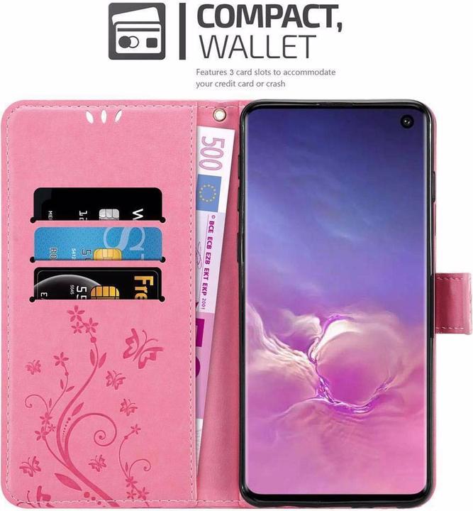 Actual product image Cadorabo Flower Book Cover (Samsung Galaxy S10 5G)