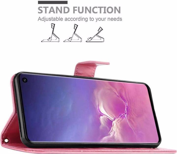 Actual product image Cadorabo Flower Book Cover (Samsung Galaxy S10 5G)