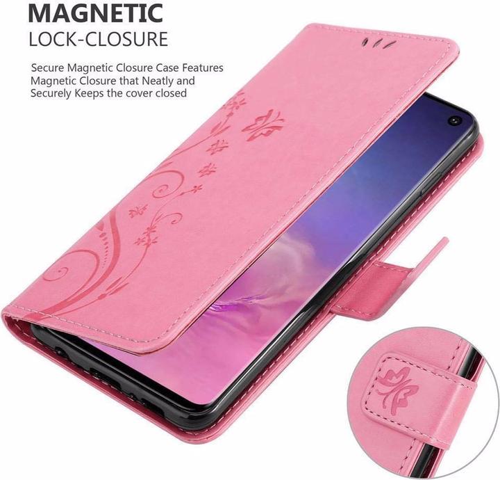 Actual product image Cadorabo Flower Book Cover (Samsung Galaxy S10 5G)