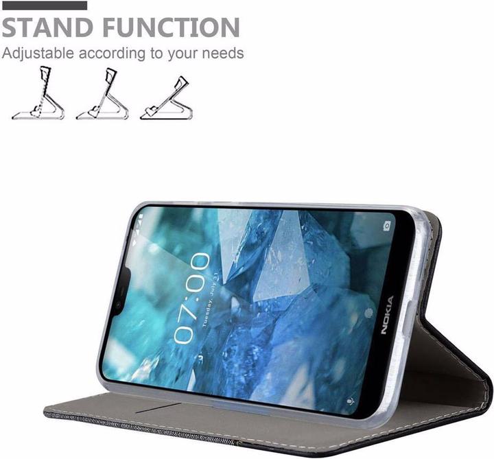 Actual product image Cadorabo Book Jeans Optics Cover (Nokia 7.1)
