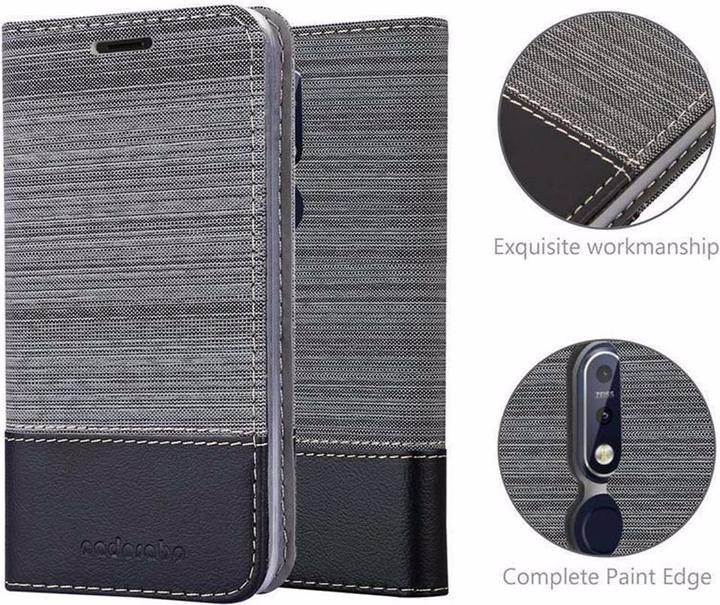 Actual product image Cadorabo Book Jeans Optics Cover (Nokia 7.1)
