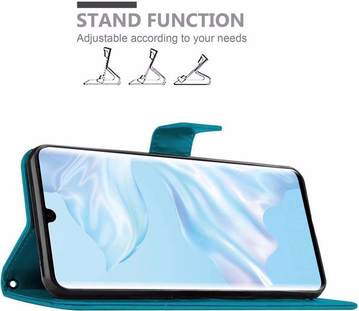 Image du produit Cadorabo Couverture du livre de fleurs (Huawei P30 Pro)