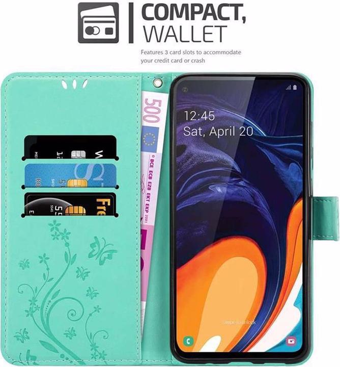 Image du produit Cadorabo Couverture du livre de fleurs (Samsung Galaxy A60, Samsung Galaxy M40)