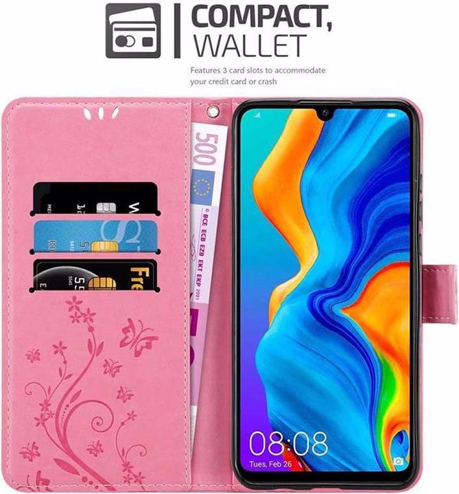 Produktbild Cadorabo Flower Book Cover (Huawei P30 Lite)