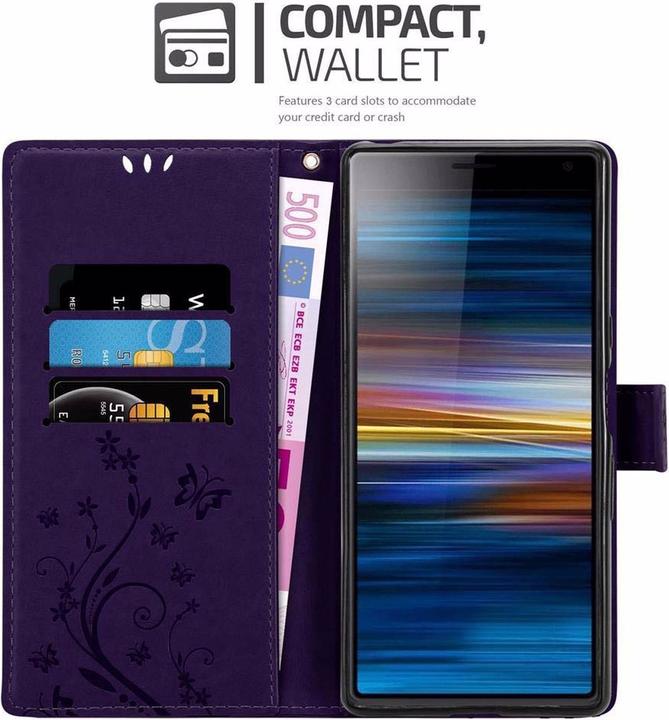 Actual product image Cadorabo Flower Book Cover (Sony Xperia 10, Sony Xperia XA3)
