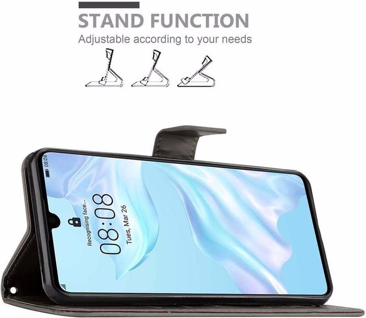 Actual product image Cadorabo Flower Book Cover (Huawei P30)
