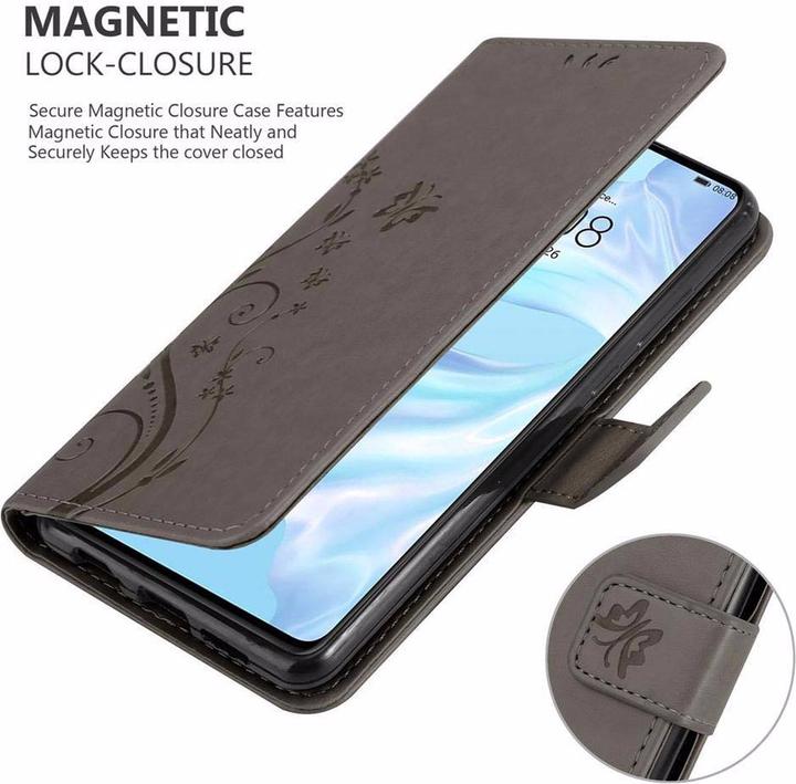 Actual product image Cadorabo Flower Book Cover (Huawei P30)
