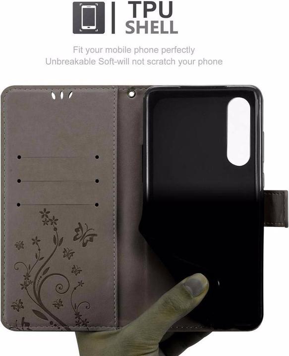 Actual product image Cadorabo Flower Book Cover (Huawei P30)