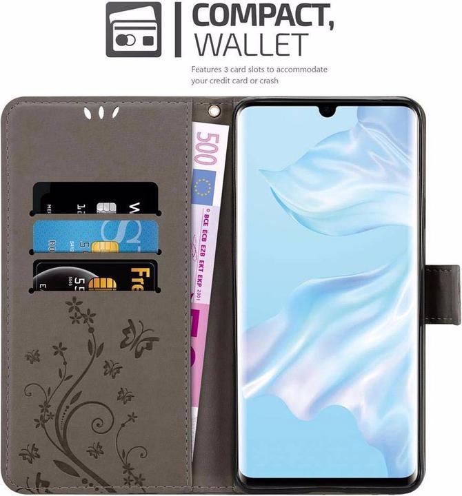 Produktbild Cadorabo Flower Book Cover (Huawei P30 Pro)