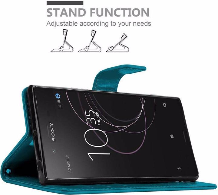 Image du produit Cadorabo Couverture du livre de fleurs (Sony Xperia XZ1)