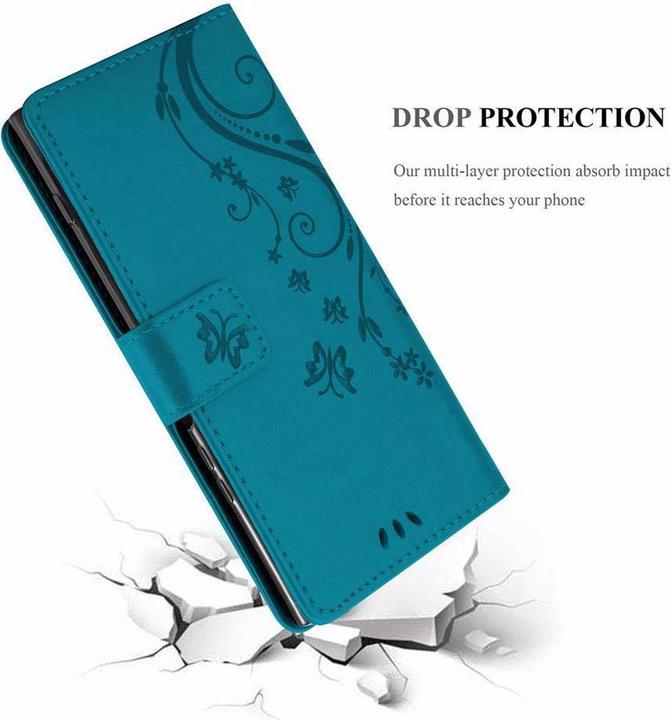 Image du produit Cadorabo Couverture du livre de fleurs (Sony Xperia XZ1)