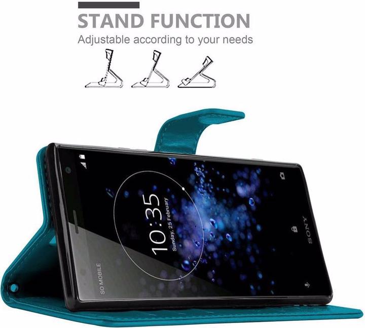 Image du produit Cadorabo Couverture du livre de fleurs (Sony Xperia XZ2)