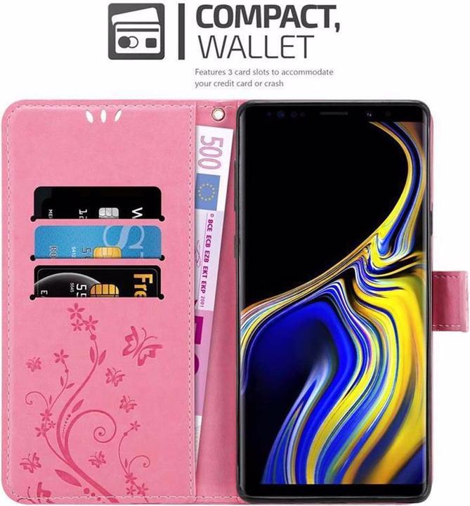Actual product image Cadorabo Flower Book Cover (Samsung Galaxy Note 9)