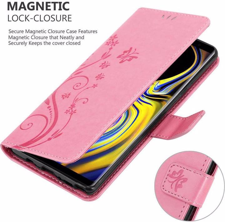 Actual product image Cadorabo Flower Book Cover (Samsung Galaxy Note 9)