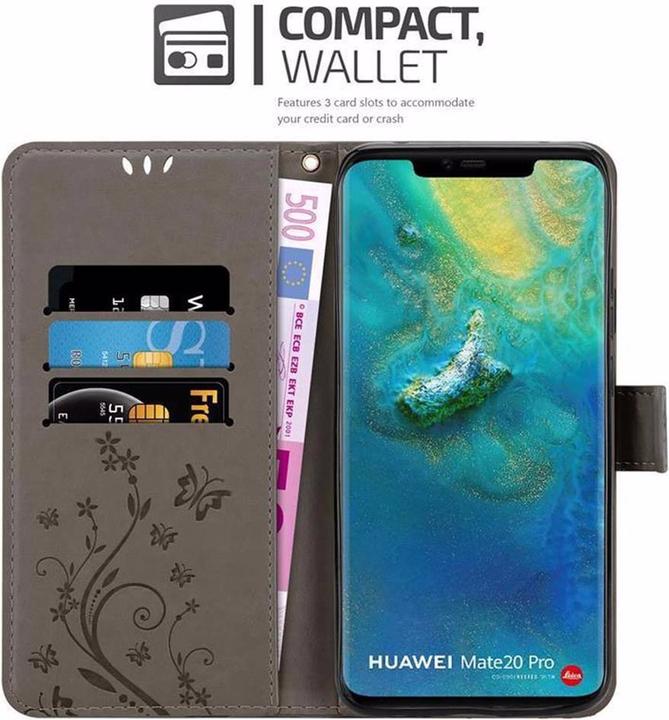Image du produit Cadorabo Couverture du livre de fleurs (Mate 20 Pro)
