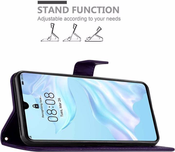 Actual product image Cadorabo Flower Book Cover (Huawei P30)