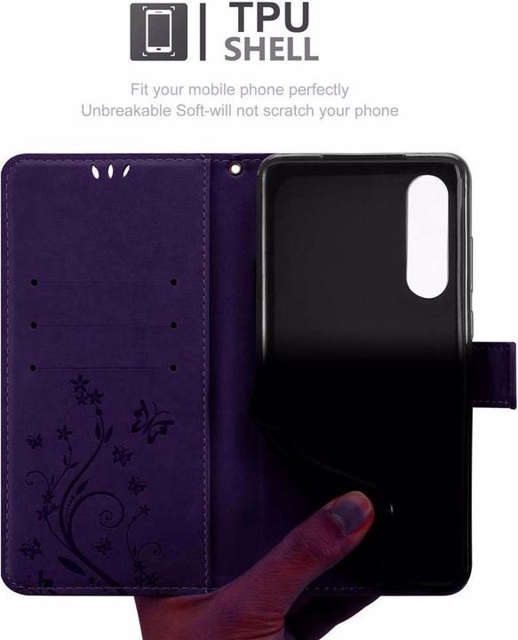 Actual product image Cadorabo Flower Book Cover (Huawei P30)