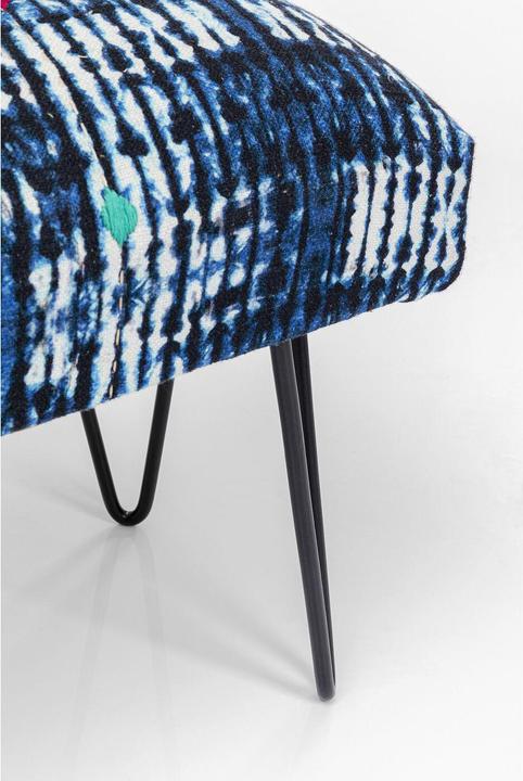Actual product image Kare Design Bench Desna Patchwork Blue 80cm (80 cm)
