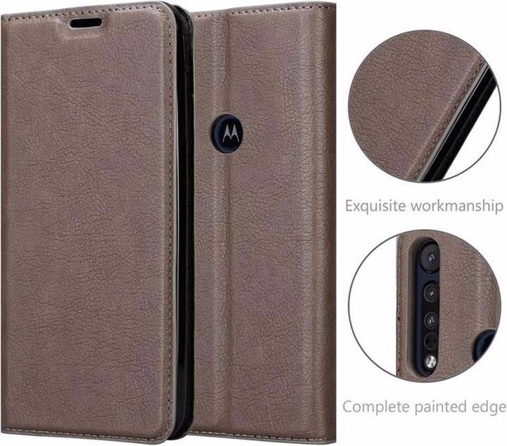 Actual product image Cadorabo Book Invisible Magnet Cover (Motorola One Macro)
