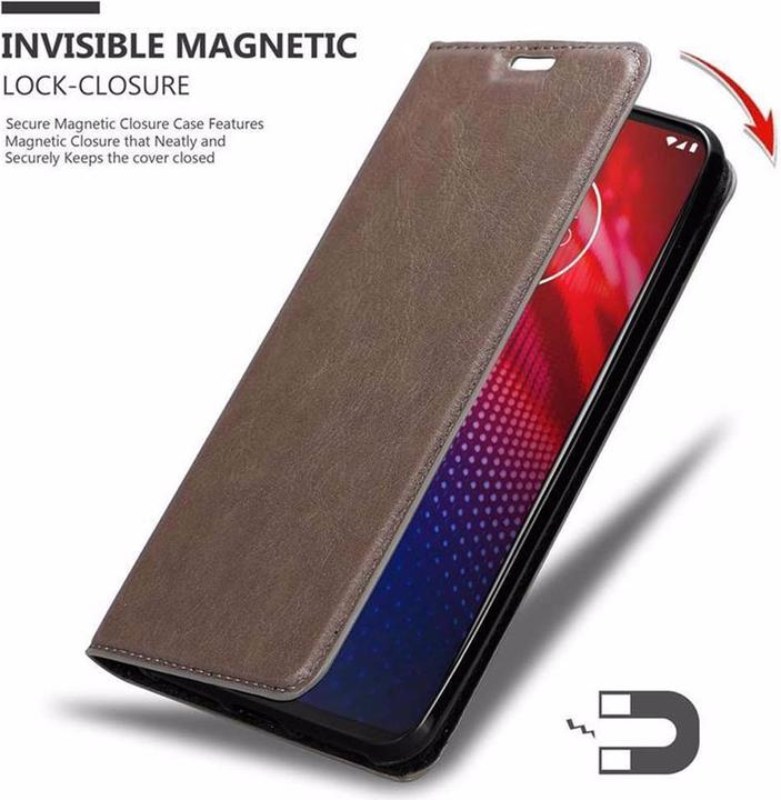 Productafbeelding Cadorabo Boek Onzichtbare Magneethoes (Motorola Moto Z4)