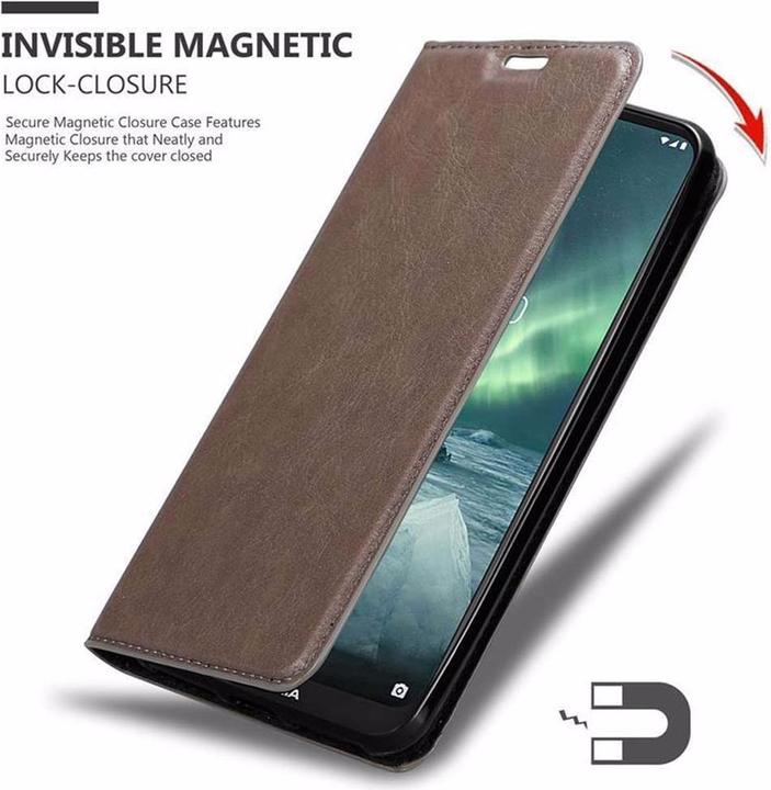 Productafbeelding Cadorabo Boek Onzichtbare Magneethoes (Nokia 7.2)