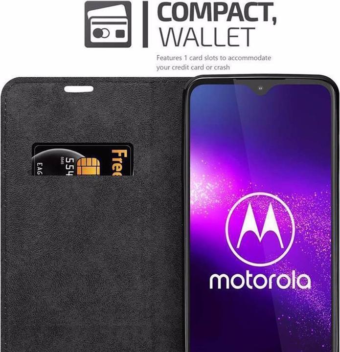 Productafbeelding Cadorabo Boek Onzichtbare Magneethoes (Motorola Moto G8 Plus)
