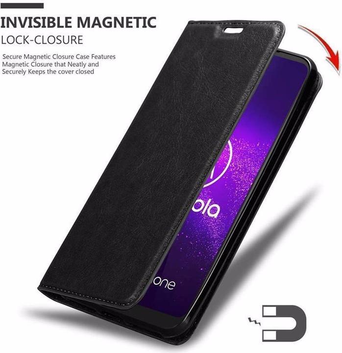 Productafbeelding Cadorabo Boek Onzichtbare Magneethoes (Motorola Moto G8 Plus)