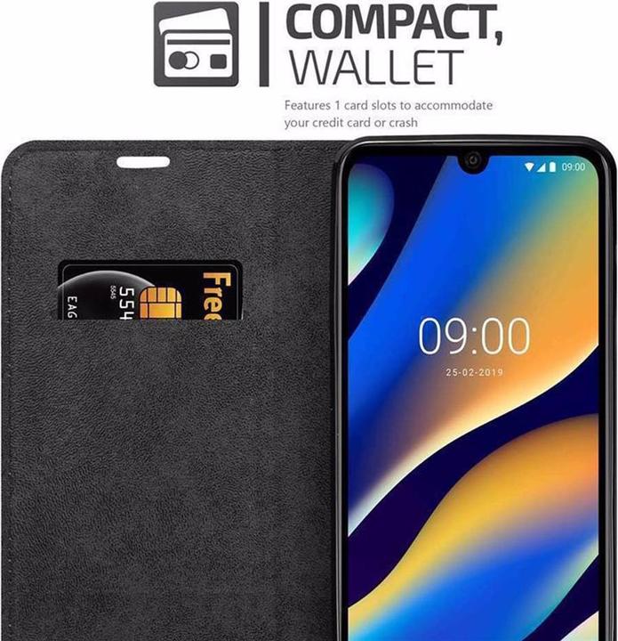 Productafbeelding Cadorabo Boek Onzichtbare Magneethoes (Wiko View 3 Lite)