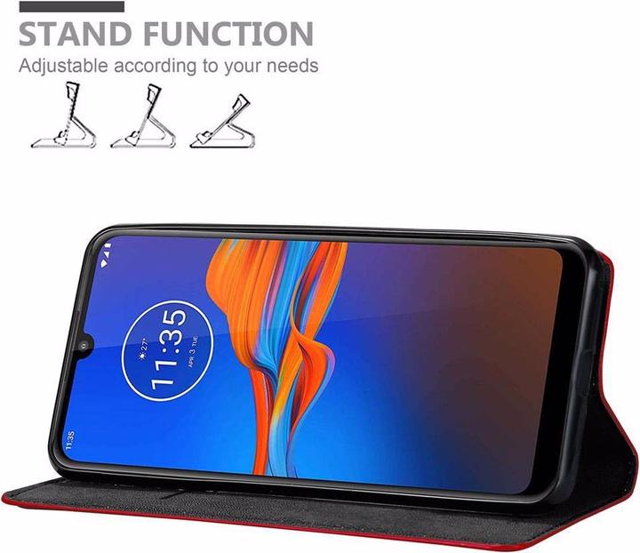 Productafbeelding Cadorabo Boek Onzichtbare Magneethoes (Motorola Moto E6 Plus)