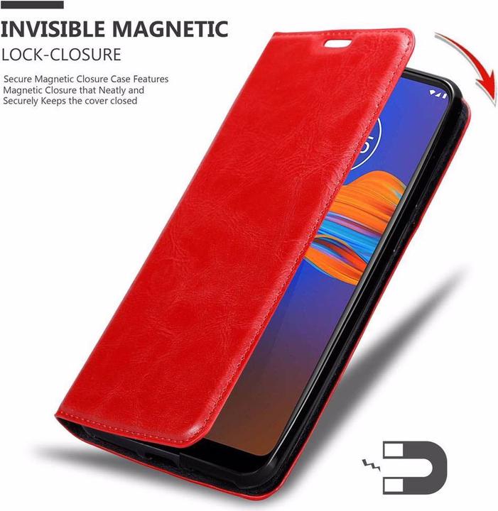 Productafbeelding Cadorabo Boek Onzichtbare Magneethoes (Motorola Moto E6 Plus)