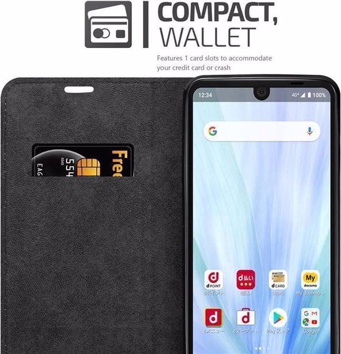Productafbeelding Cadorabo Boek Onzichtbare Magneethoes (Sharp Aquos R3)