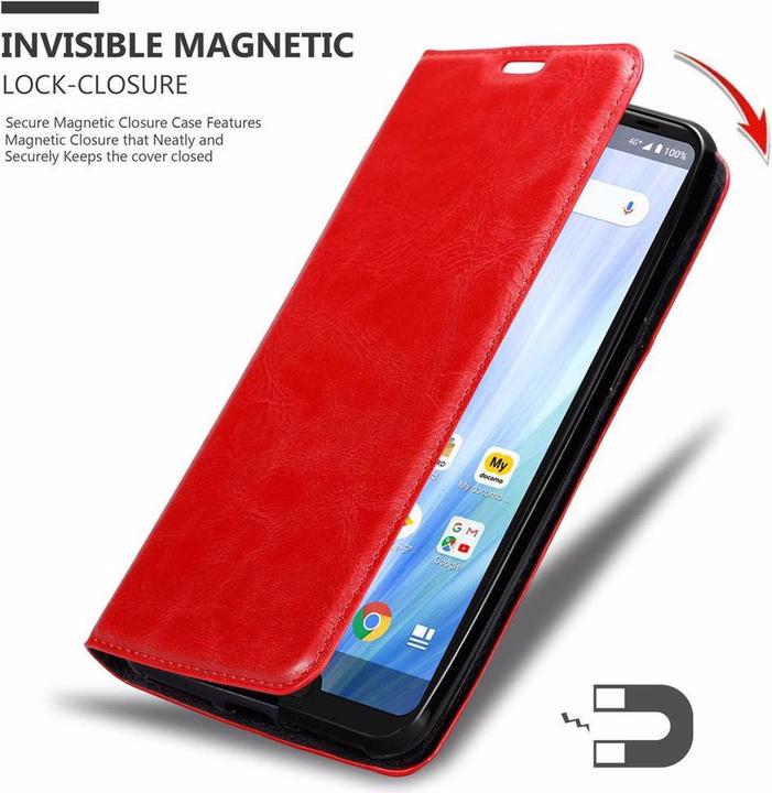 Productafbeelding Cadorabo Boek Onzichtbare Magneethoes (Sharp Aquos R3)
