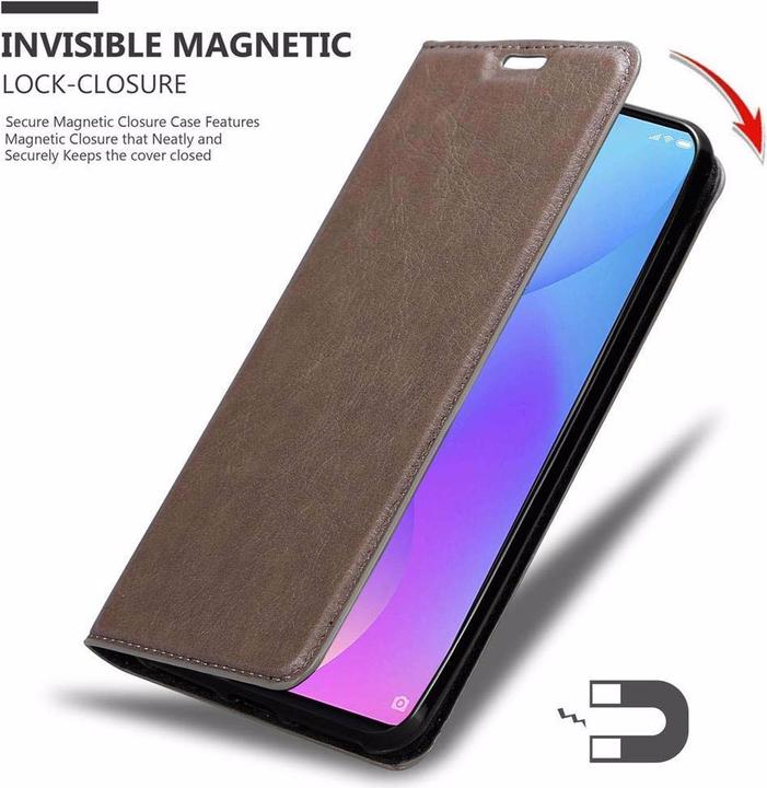 Actual product image Cadorabo Book Invisible Magnet Cover (Mi 9T, Mi 9T Pro)