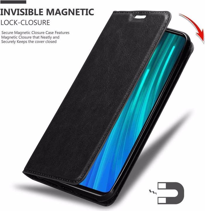 Productafbeelding Cadorabo Boek Onzichtbare Magneethoes (Xiaomi Redmi Note 8 Pro)