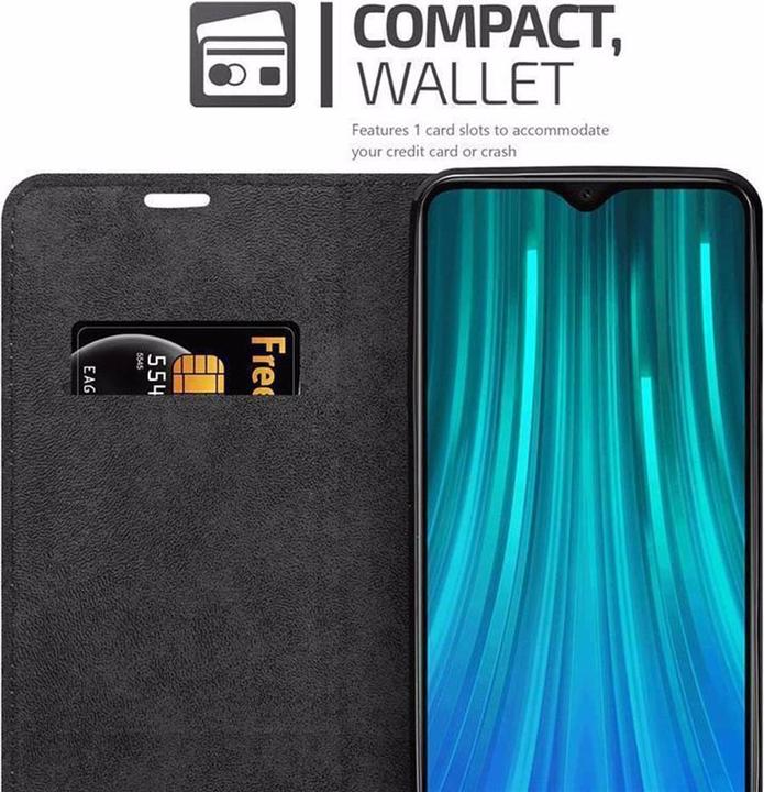 Productafbeelding Cadorabo Boek Onzichtbare Magneethoes (Xiaomi Redmi Note 8 Pro)