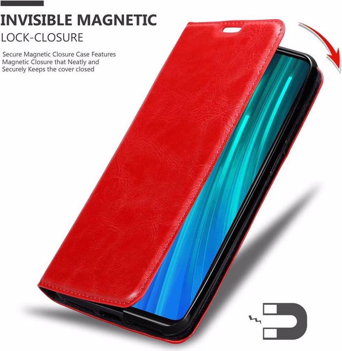 Productafbeelding Cadorabo Boek Onzichtbare Magneethoes (Xiaomi Redmi Note 8 Pro)