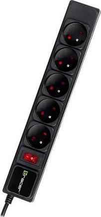 Immagine prodotto Tracer PowerGear 3,0 m Nero 5 prese (5 x, CEE 7/5, 1.50 m)