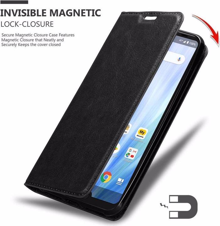 Actual product image Cadorabo Book Invisible Magnet Cover (Sharp Aquos R3)