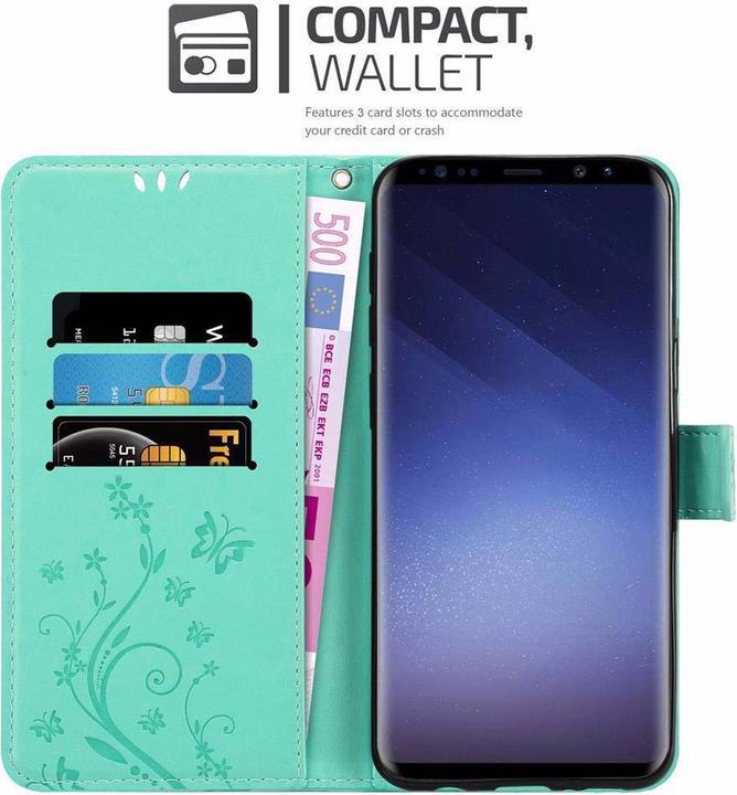 Image du produit Cadorabo Couverture du livre de fleurs (Samsung Galaxy S9)