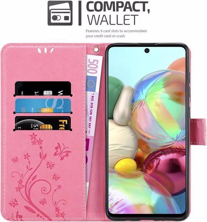 Actual product image Cadorabo Flower Book Cover (Samsung Galaxy A71)