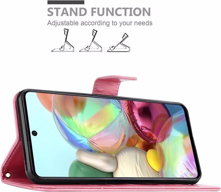 Actual product image Cadorabo Flower Book Cover (Samsung Galaxy A71)